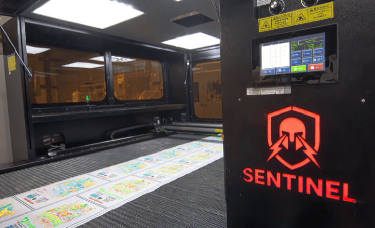 APAS unveils vision-based laser cutter for DTF production
