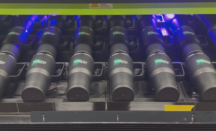 Items being printed on the Inkcups Helix ONE at Cuchulainn Workwear