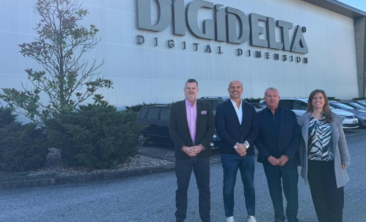 (L-R) Damien Clarke, UFABRIK; Armando Mota, Digidelta; Robin East, UFABRIK; Brigida Lucas, Digidelta