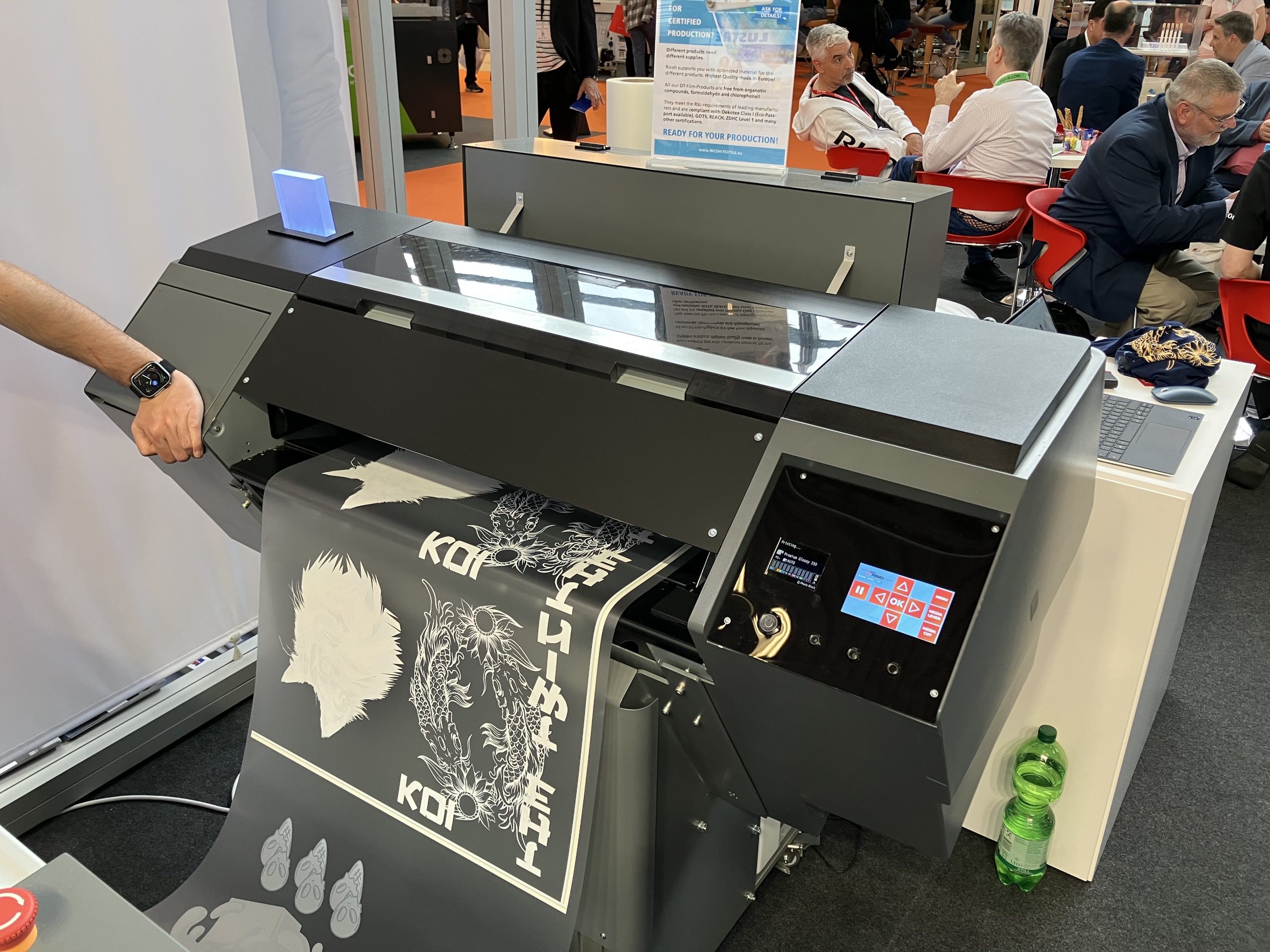 Ricoh shows new DtG and DtF printers at Fespa Digital Textile Printer