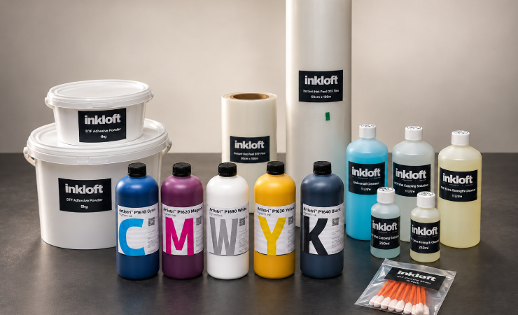 The full range of Inkloft inks