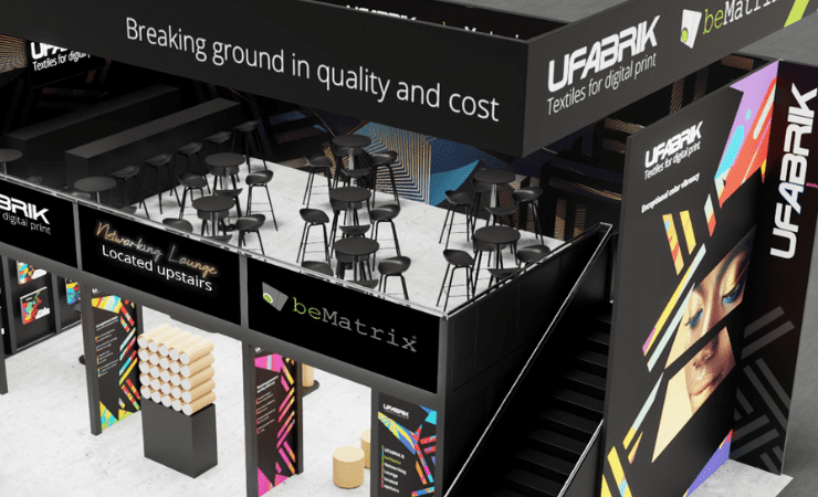 UFabrik and beMatrix collaborate on stand display