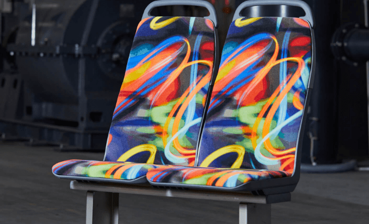 Camira brings digital print to transport
