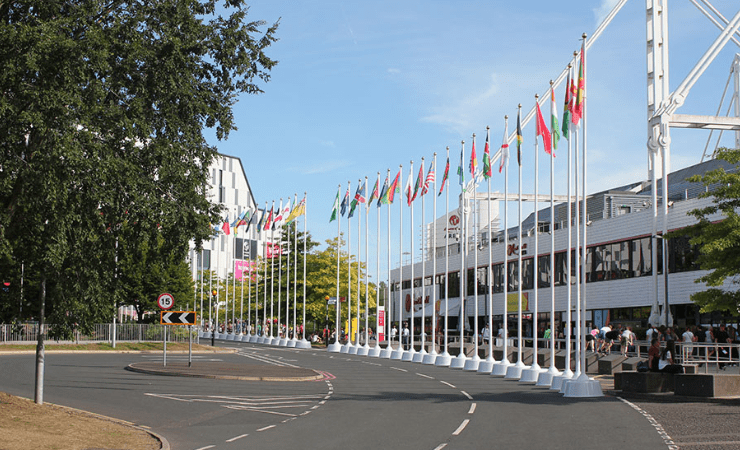 Banner Box produces all flags for the Commonwealth Games